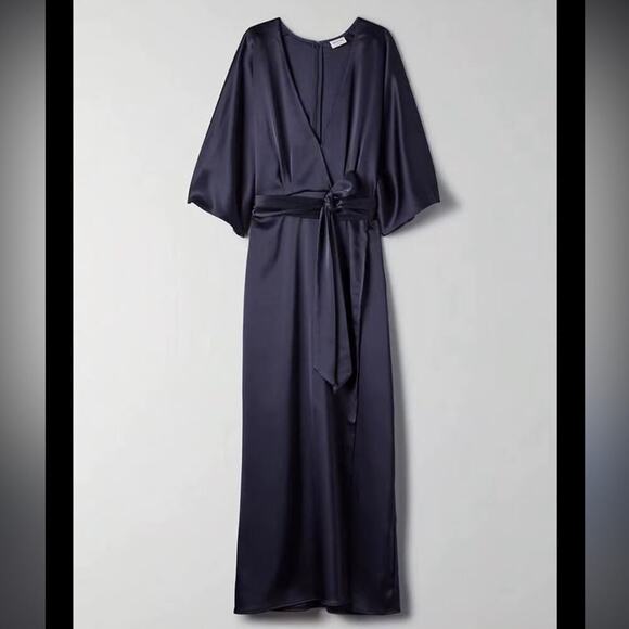 Babaton Dresses & Skirts - Aritzia Babaton Stanley Kimono Style Midi Maxi Dress